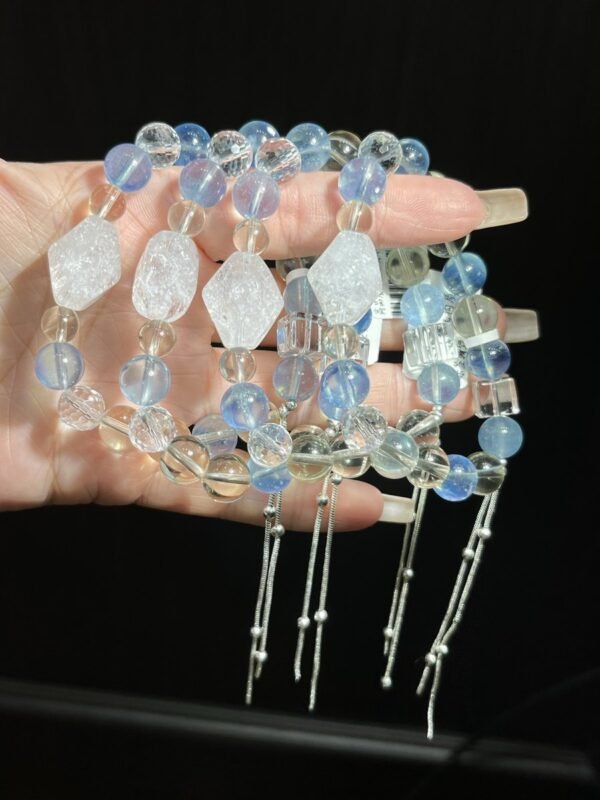 hc-0439-5b3b93ea7108f3523b4f60e450feab62.jpg Aquamarine Sugar-Cube Bracelet NO. 0439