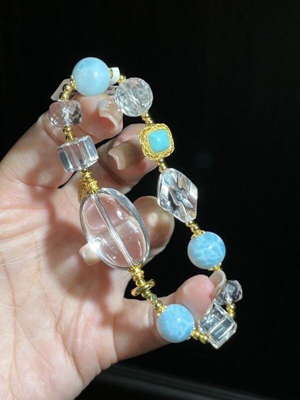 hc-0446-c5d533fd812854782d255bc69f6ecf7c.jpg Larimar Bracelet NO. 0446