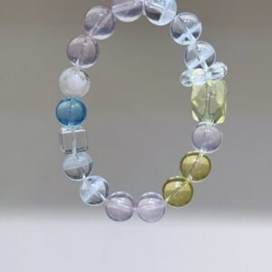 hc-0463-142eca1b3ff2a3dbf14edc122c537817.jpg Rose Quartz Sugar-Cube Bracelet NO. 0463