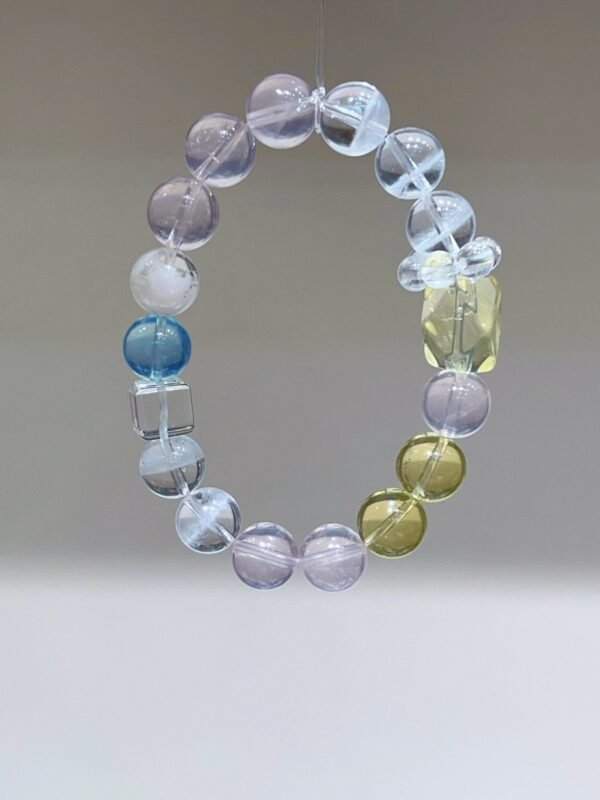 hc-0463-142eca1b3ff2a3dbf14edc122c537817.jpg Rose Quartz Sugar-Cube Bracelet NO. 0463
