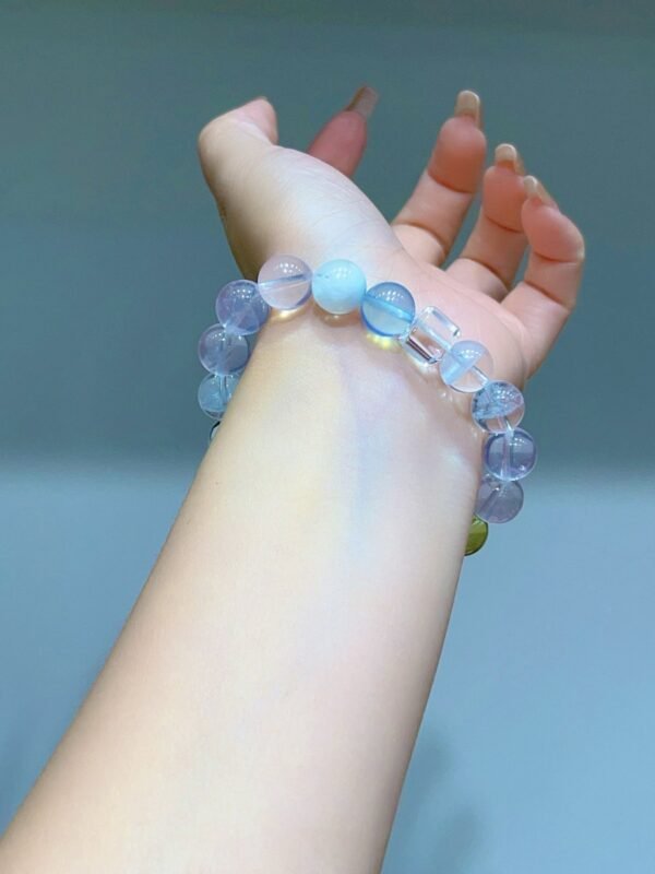 hc-0463-b129c027a8c9892a24f584cad8331159.jpg Rose Quartz Sugar-Cube Bracelet NO. 0463