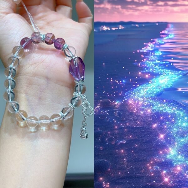 hc-0465-6add6da2edd9273645352645e24d70ea.jpg Crystal Freeform Bracelet NO. 0465