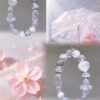Rose Quartz Freeform Bracelet NO. 0466