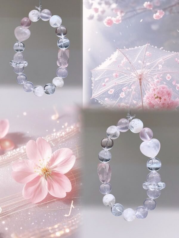 Rose Quartz Freeform Bracelet NO. 0466