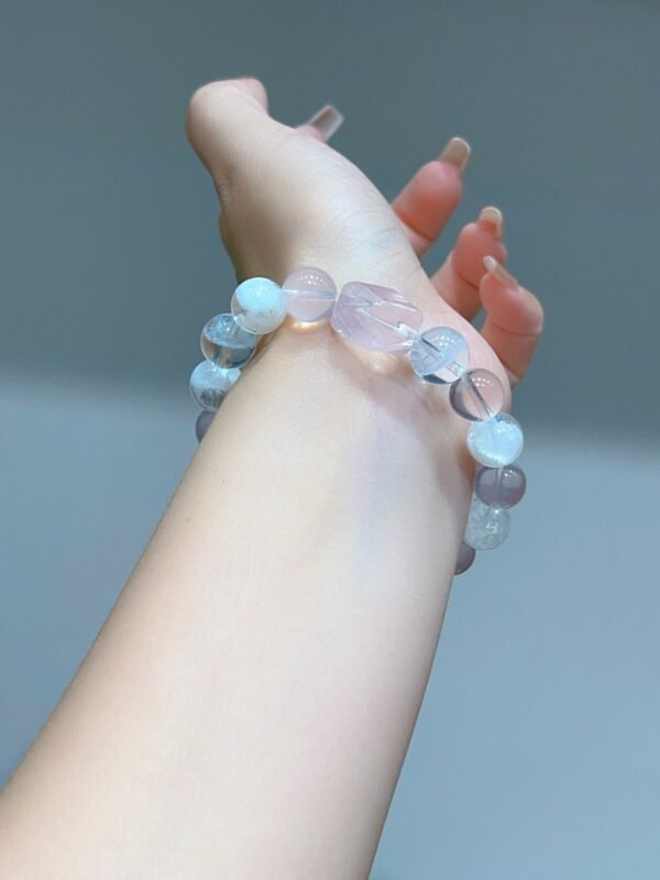 Rose Quartz Freeform Bracelet NO. 0466