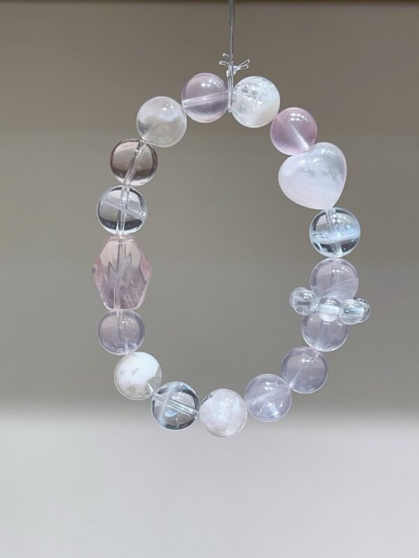Rose Quartz Freeform Bracelet NO. 0466