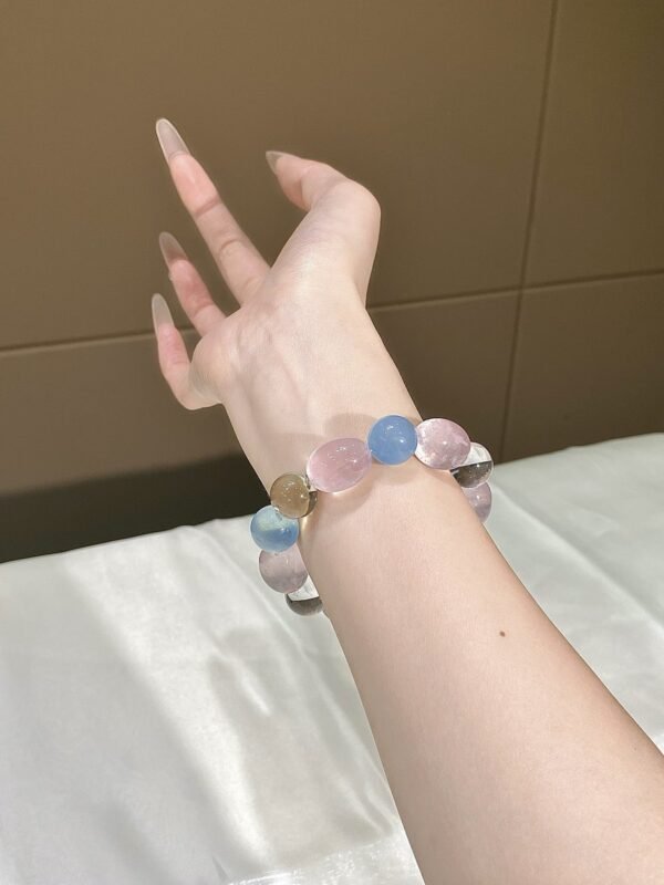 Rose Quartz Bubble Bracelet NO. 0477