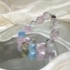 Rose Quartz Bubble Bracelet NO. 0477