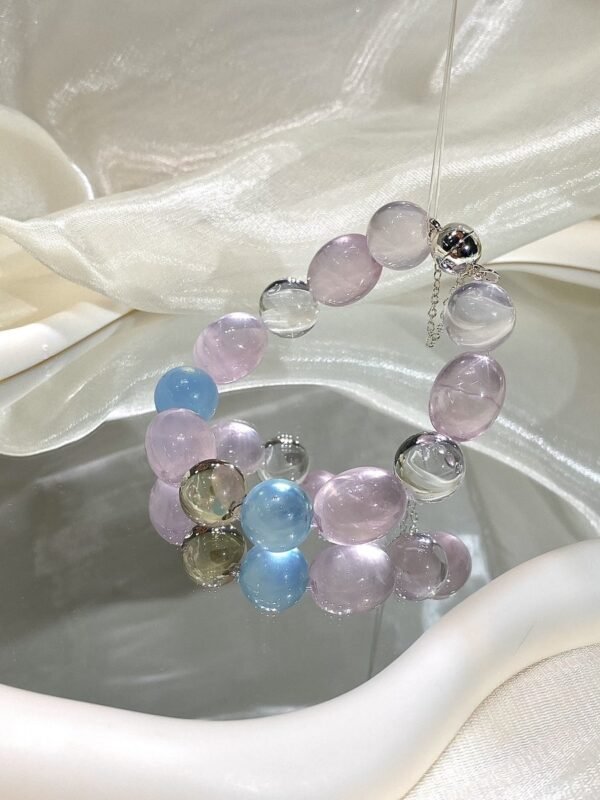 Rose Quartz Bubble Bracelet NO. 0477