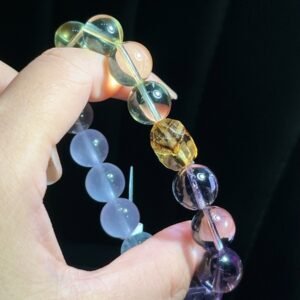 hc-0480-fc2360ffa4bc0cadfe2939df0471fb99.jpg Rose Quartz Freeform Bracelet NO. 0480