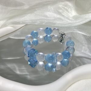 hc-0481-0b380773d50d7a505a976ca185068c04.jpg Aquamarine Bubble Bracelet NO. 0481