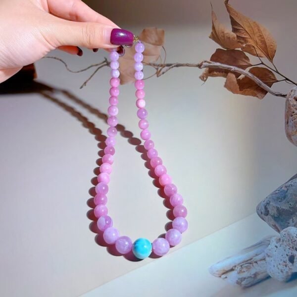 hc-0498-c095be4fb8af8a132fb284694b77f3ba.jpg Kunzite Bracelet NO. 0498