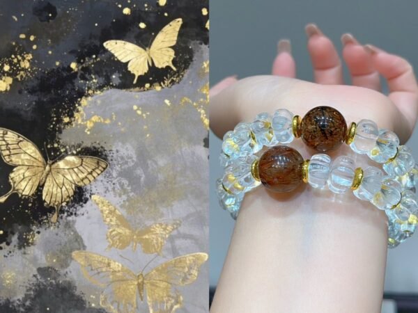 hc-0507-1b2b5e21e6cd6b649767439163af7534.jpg Black Gold Rutile Bracelet NO. 0507