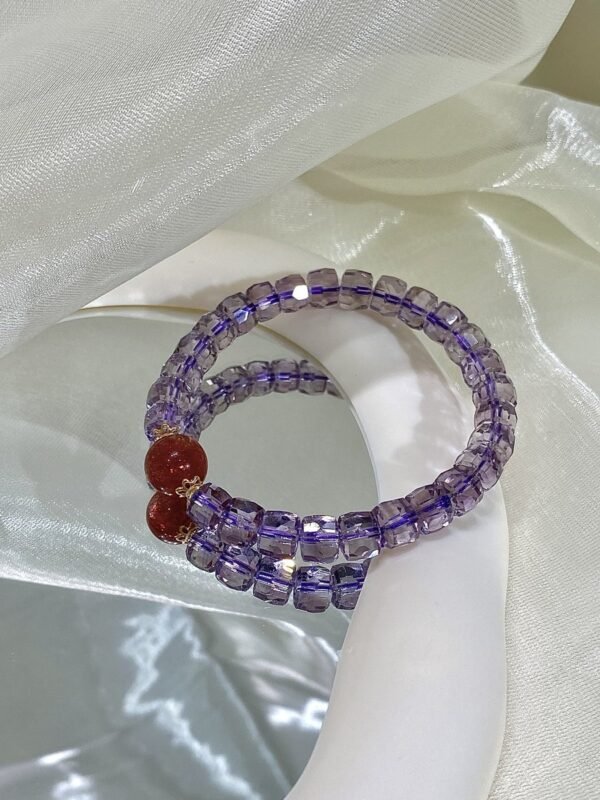hc-0529-64f23a7101df82959715feb6ac625c95.jpg Golden Sunstone Faceted Bracelet NO. 0529