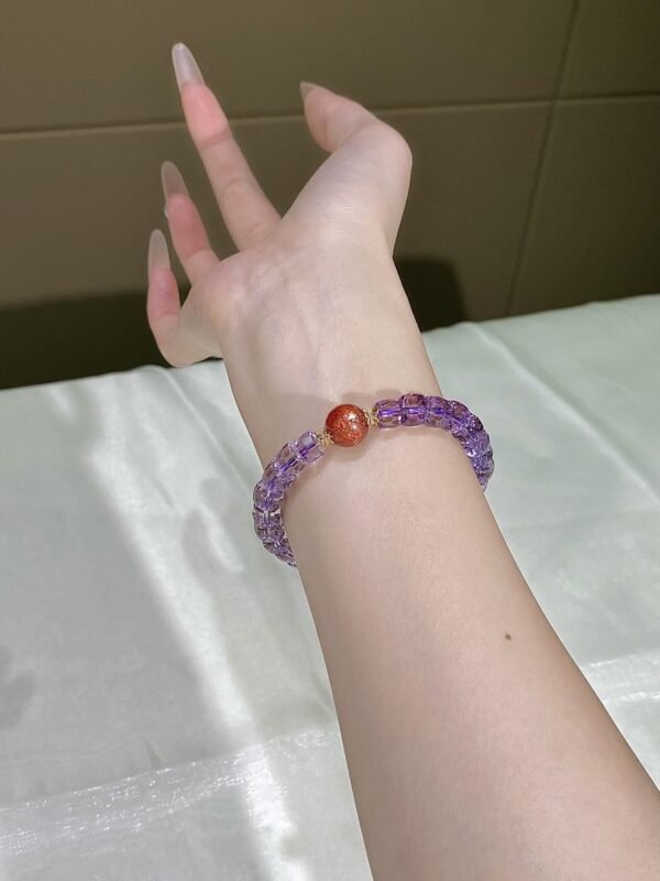 hc-0529-ee005d56dd9146bc21fe4a7708ae4a6d.jpg Golden Sunstone Faceted Bracelet NO. 0529