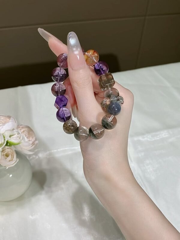 hc-0556-3db9a543ca3804ad3fcd0b2d04f7c705.jpg Phantom Quartz Sugar-Cube Bracelet NO. 0556