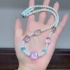 hc-0557-9e30be425bcbeeacec64bb91d9bbd27d.jpg Kunzite Sugar-Cube Necklace NO. 0557