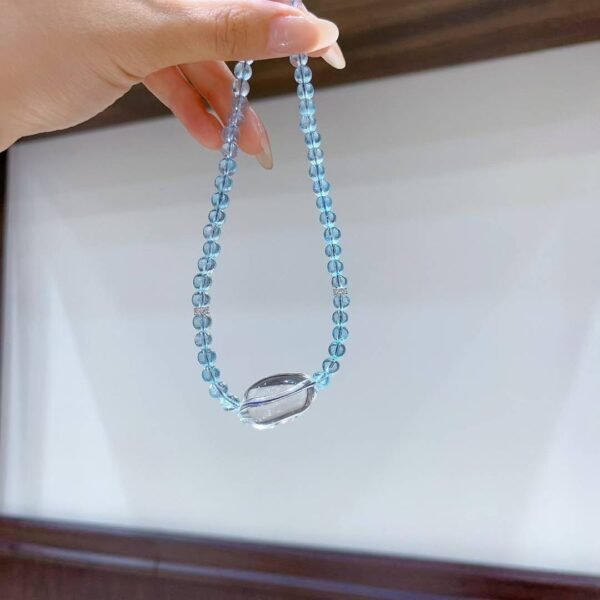 hc-0561-b2d74e6c8c3d66df1a54f987eeec6340.jpg Clear Quartz Freeform Bracelet NO. 0561