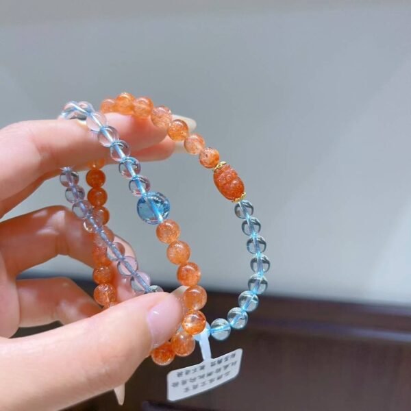 Golden Sunstone Bracelet with Pixiu NO. 0563