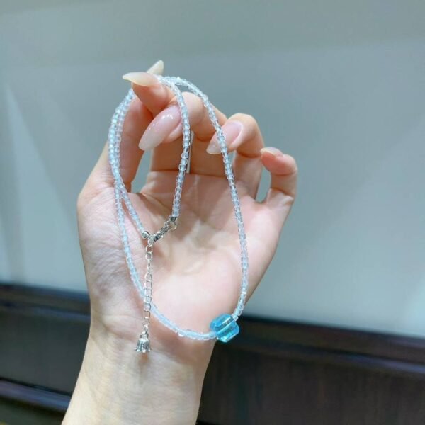 Topaz Sugar-Cube Necklace NO. 0570