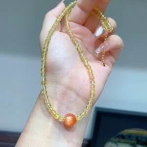Rutilated Quartz Bracelet NO. 0576
