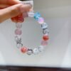 Rose Quartz Sugar-Cube Bracelet NO. 0587