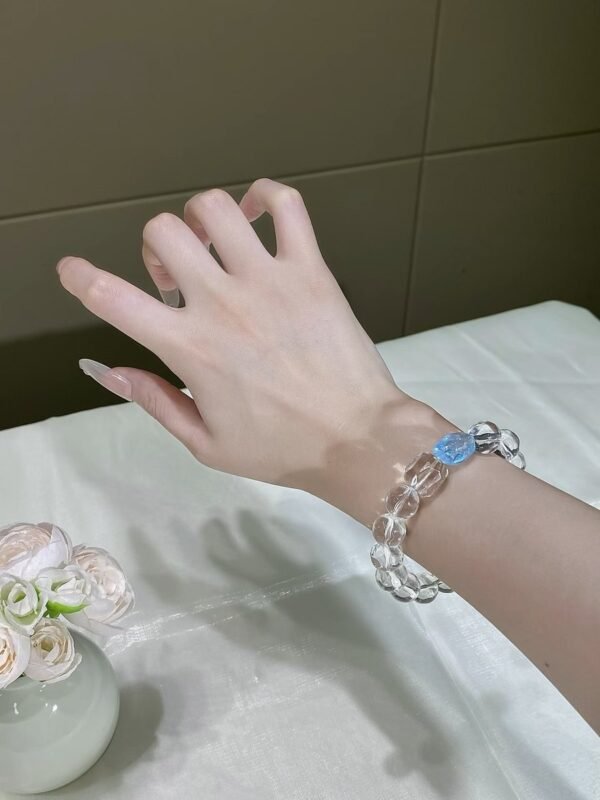 hc-0589-0d933a8899576e3696c228d393a8cc26.jpg Clear Quartz Freeform Bracelet NO. 0589