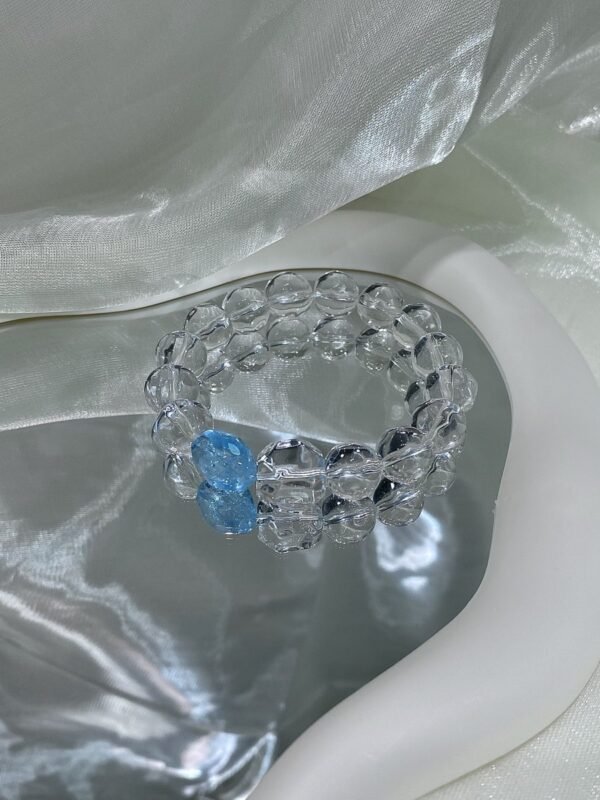 hc-0589-b959a2a569e2c003064c1759d17bea98.jpg Clear Quartz Freeform Bracelet NO. 0589