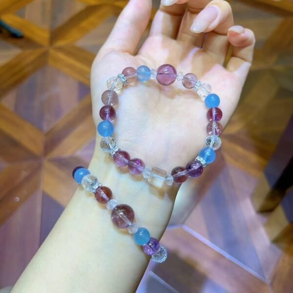 Aquamarine Bubble Bracelet NO. 0593