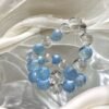 Aquamarine Bubble Bracelet NO. 0599