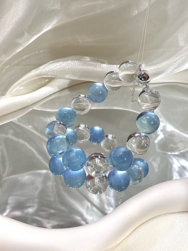 Aquamarine Bubble Bracelet NO. 0599