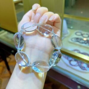Clear Quartz Freeform Bracelet NO. 0606