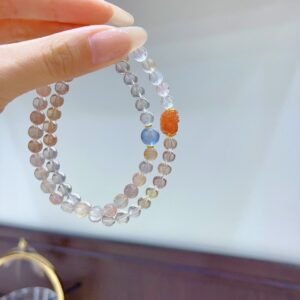 Fairy-Hair Quartz Bracelet with Pixiu NO. 0614
