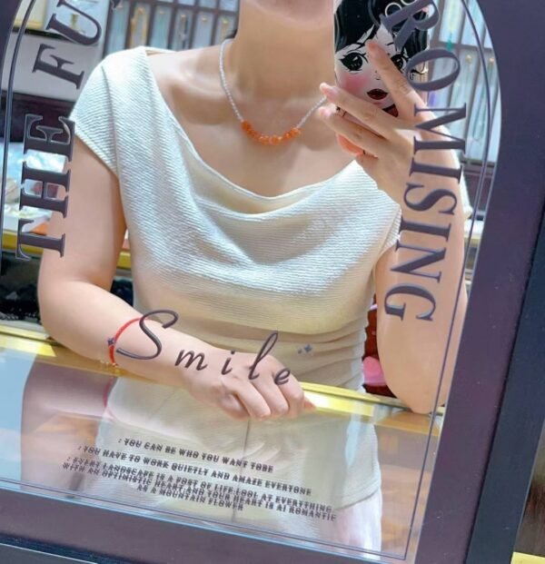 Clear Quartz Freeform Necklace NO. 0616