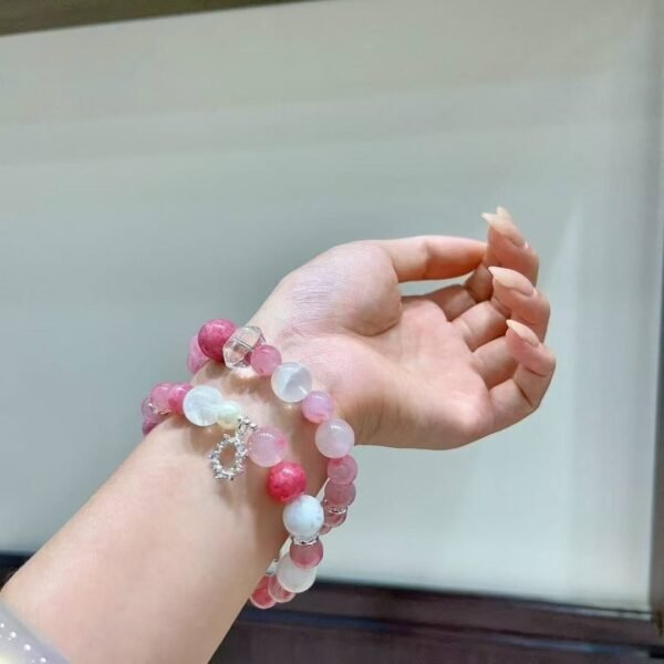 Phantom Quartz Double-Point Bracelet NO. 0641