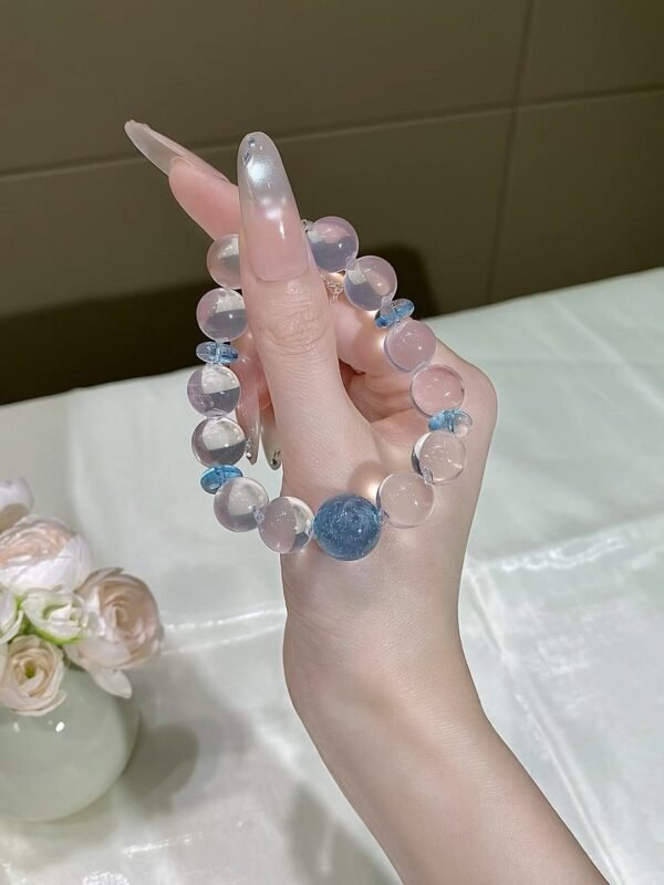 hc-0642-75826860e389dcc293a2289b60ca6d91.jpg Rose Quartz Bubble Bracelet NO. 0642