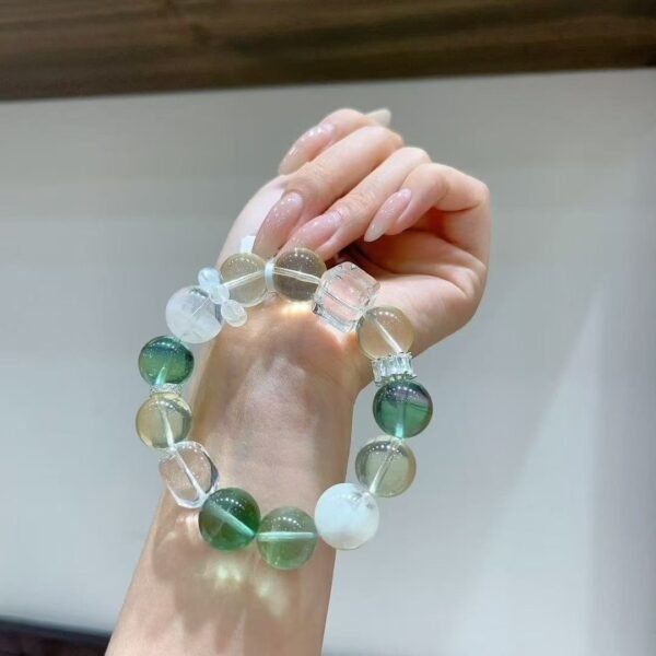 Fluorite Bubble Bracelet NO. 0644