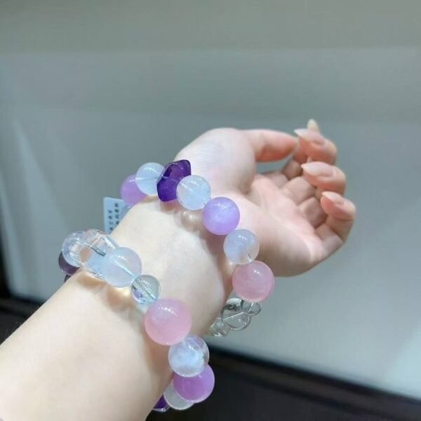 hc-0645-a90c1c083f23bbbbfefa97e0ba81f46a.jpg Kunzite Sugar-Cube Bracelet NO. 0645