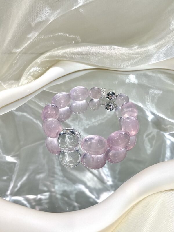 hc-0653-07622fc82416f7df298cf0d74d408d3a.jpg Rose Quartz Bubble Bracelet NO. 0653