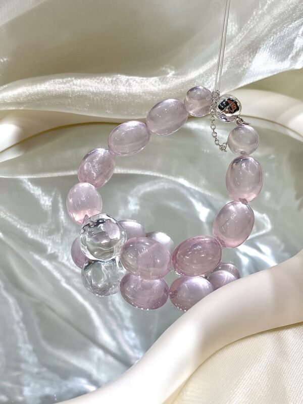 hc-0653-6eaa9d371a596936794a77b80a08b919.jpg Rose Quartz Bubble Bracelet NO. 0653