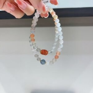 Fairy-Hair Quartz Bracelet with Pixiu NO. 0654