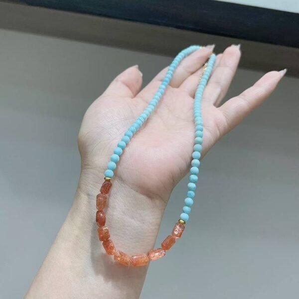 Larimar Freeform Necklace NO. 0662
