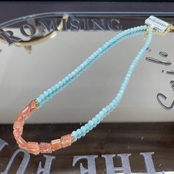 Larimar Freeform Necklace NO. 0662