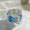 Aquamarine Bubble Bracelet NO. 0675