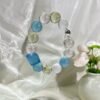 Aquamarine Bubble Bracelet NO. 0675