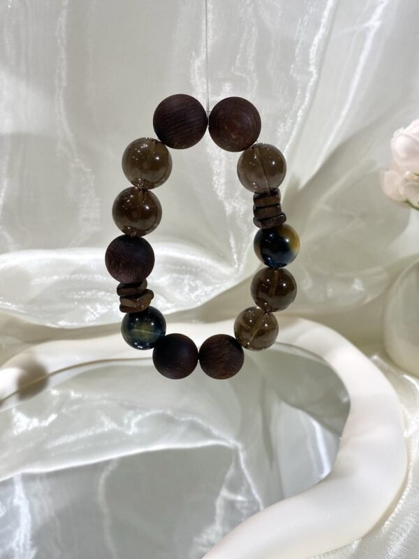 hc-0686-50a5c3b26c0a9f5cb24fb9005a5957fc.jpg Smoky Quartz Bracelet NO. 0686