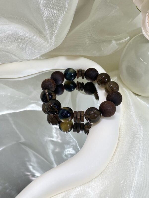 hc-0686-e994f8d92e9f8c9371b674e61b9617d3.jpg Smoky Quartz Bracelet NO. 0686