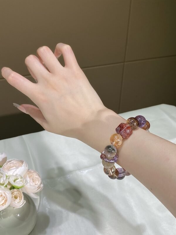 hc-0697-3d32adb789a6026d83f8fe74279f4844.jpg Phantom Quartz Sugar-Cube Bracelet NO. 0697