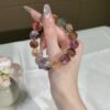 hc-0697-70922f97de6826db8a321a4707de5a3f.jpg Phantom Quartz Sugar-Cube Bracelet NO. 0697