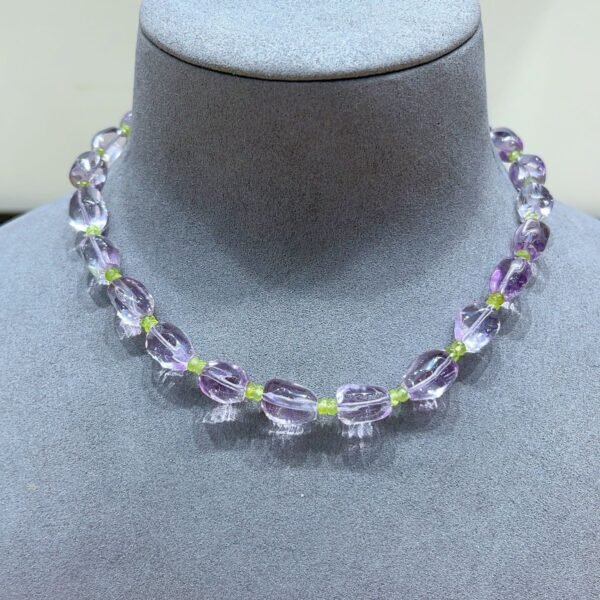 hc-0701-6c9540e555dac0e5625233b845ab7b81.jpg Green Quartz Freeform Necklace NO. 0701
